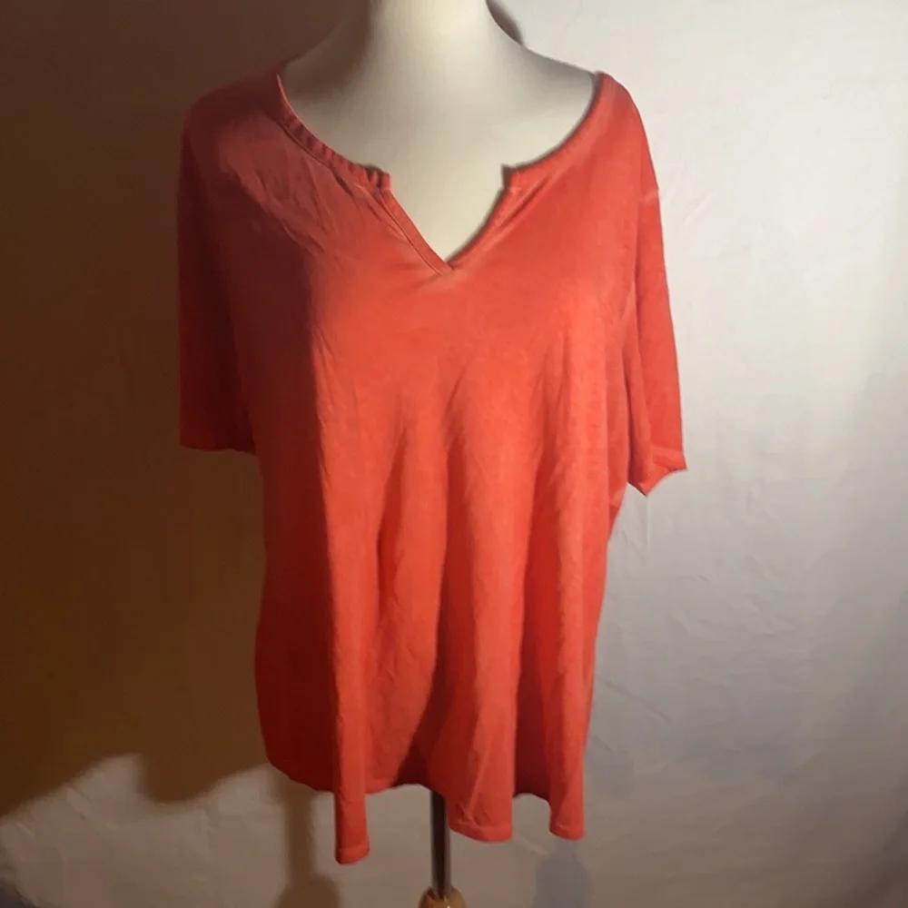 COPY - 5 Terra & Sky B neck tshirts size 3x/24-26 - Picture 2 of 5